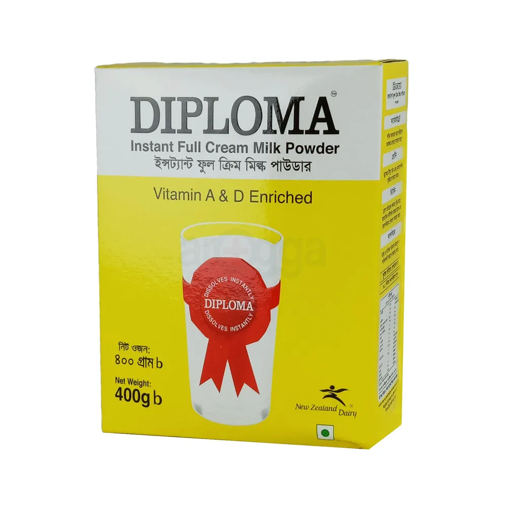 Diploma Instant Full Cream Milk Powder 400 GM